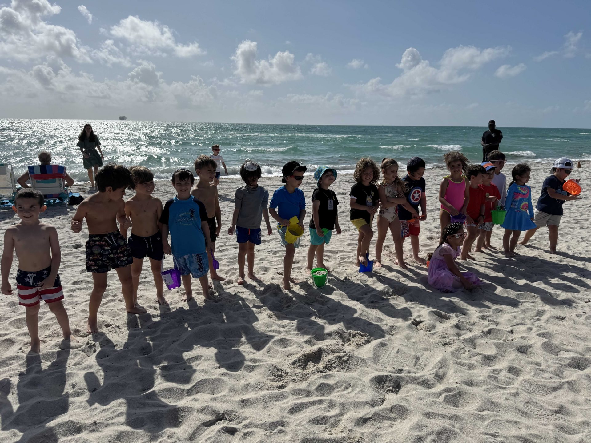 Little Warriors Leave Mitzrayim and Head to the Beach