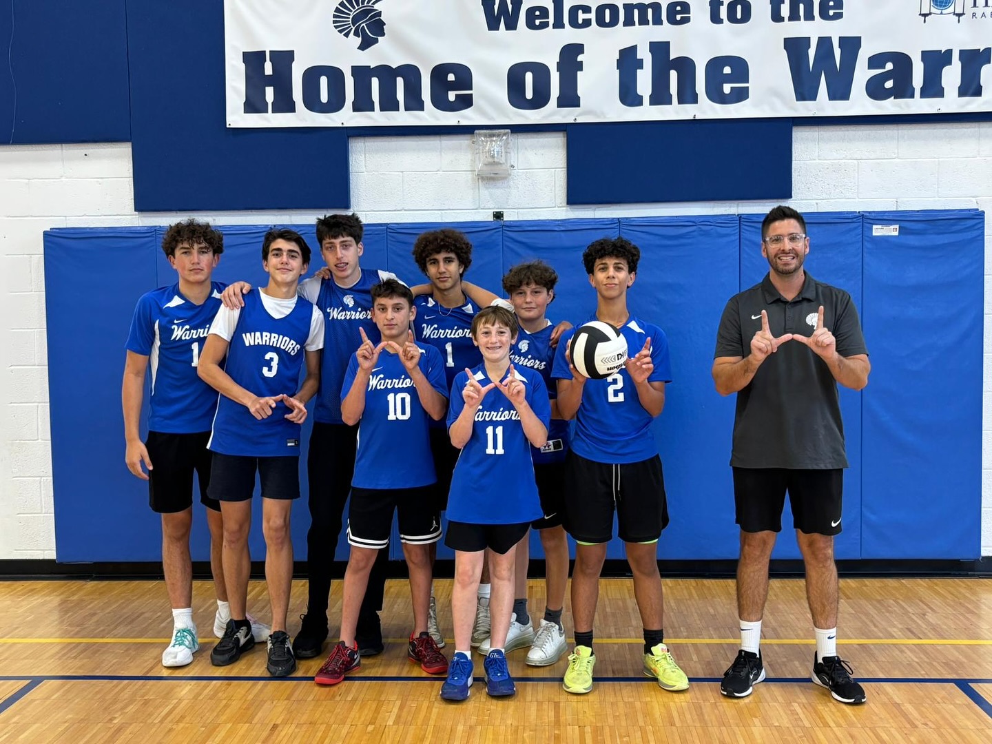 Middle School Boys’ Volleyball Starts Strong with 2–0 Record!