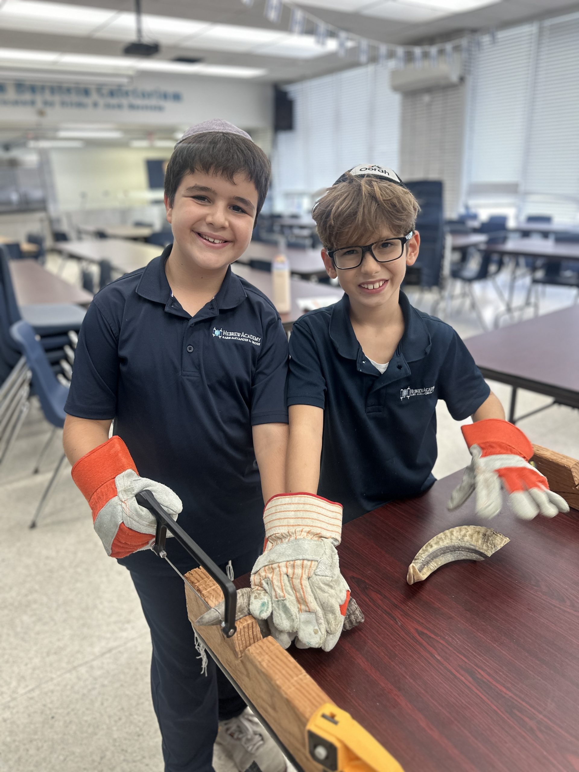 Fifth Graders Create Their Own Shofars